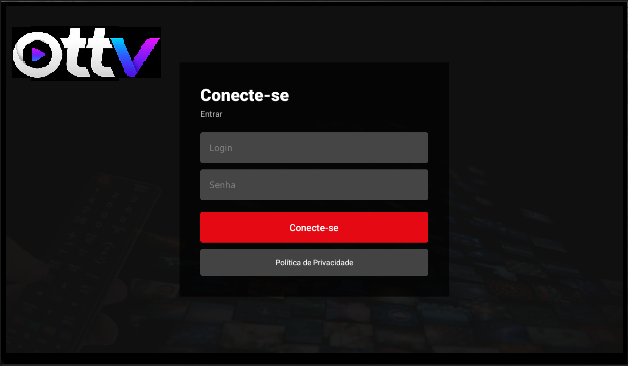 App de TV com a marca do provedor